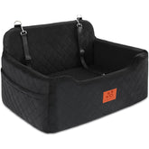 GL GLENSLAVE dog car seat booster view improves visibility and anxiety reduction during car rides.