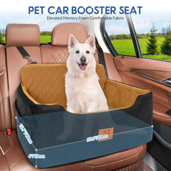GL GLENSLAVE dog car seat with ample 70x50x41 cm space for larger dogs.