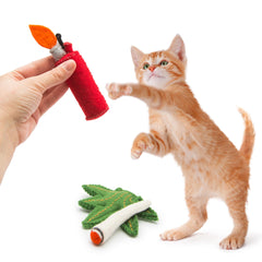 Glaciart One catnip lighter toy close-up encourages interactive play and mental stimulation.