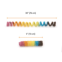 Glaciart One rainbow-colored springs enhance engaging play sessions.