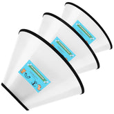 GLADOG soft cone collar set on a dog protecting wounds during recovery