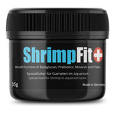 GlasGarten Shrimp Fit packaging demonstrates an easy-to-store immune-boost formula for ornamental shrimps.