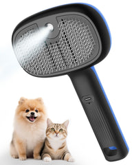 Gleedeal Cat Steam Brush front view for efficient grooming and de-shedding.