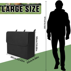 GliCraft storage bag side-hanging-loops demonstrates easy hanging for stall organization.