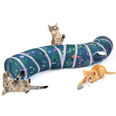 Glittme Cat Tunnel in S-Shape design invites playful exploration.