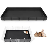 Glittme Guinea Pig Cage Liner with vertical sides provides leak-proof bottom protection.