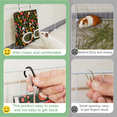Glittme guinea pig hay feeder close-up showing durable lightweight construction