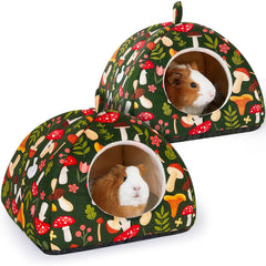Glittme Guinea Pig Hideout shows soft padding for cozy sleep