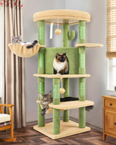 Globlazer Cactus Corner Cat Tree top perch for spacious lookout