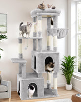 Globlazer cat tower top perch offers a premium lounge for large indoor cats.