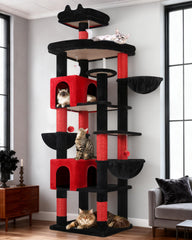 Globlazer cat tree 82in top perch view for elevated lounging and observation