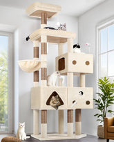 Globlazer extra-large cat tower 81-inch height for big cats, showcasing vertical play