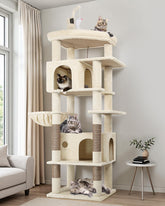 Globlazer Large Cat Tree Tower top perch for safe comfy lounging