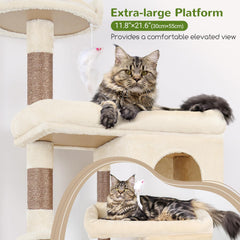 Globlazer S72 oversized platform gives big cats a roomy rest area.
