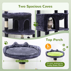 Globlazer S72 two cat condos give private lounging and lookout options.