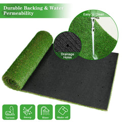GLOBREEN 1-inch pile grass for dog-friendly spaces with natural look