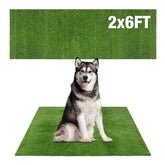 GLOBREEN Grass Pad large 2ft x 6ft dog turf for indoor outdoor potty use