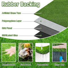 GLOBREEN Grass Pad drainage holes relieve urine quickly on patio