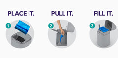 glomire liner roll installation steps demonstrating setup