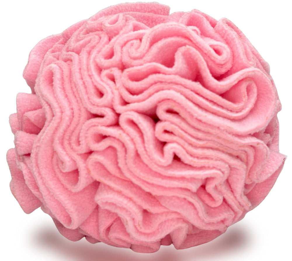 Glory To Dog snuffle interactive foraging ball pink large boosts mental stimulation during play