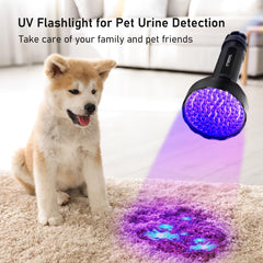 GLOSSDAY Linterna UV para sustancias fluorescentes y marcadores ocultos.