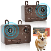 GlossyEnd Ultrasonic Dog Bark Silencer mounted on a wall reduces outdoor noise for peaceful neighborhoods.