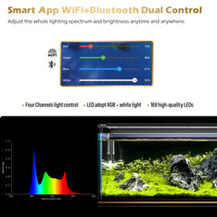 GLOWRIUM light with WiFi Bluetooth dual control remains operable offline for scheduling.