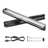 GlowUp 24W T5 UVB kit front view for reptile terrarium setup