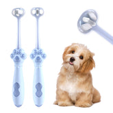 Gluckelk 2-pack toothbrush package shows 3-sided design for efficient cleaning.