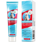 GNAPY dog toothpaste mint tube highlights natural ingredients for fresh breath.