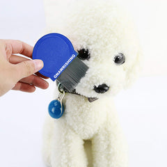 GNAWRISHING short teeth stainless steel comb targets sensitive areas for quick touch-ups.