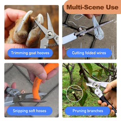 Goat Hoof Trimmers heavy-duty spring reduces hand fatigue.