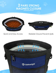 Gobeigo dog treat pouch with 4-cup capacity holds plenty of treats.