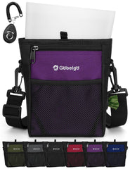 Gobeigo dog treat pouch front pocket for easy phone storage during walks
