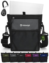 Gobeigo dog treat pouch front pocket showing secure phone storage for on-the-go training
