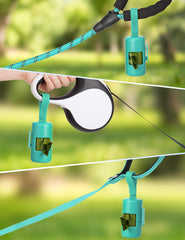 Gobeigo poop bag holder large opening facilitates smooth bag dispensing on the go.