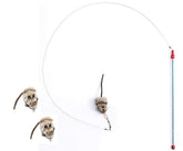 GoCat Cat Lures Catcher Toy rod engages cats in active play
