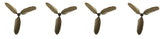 GoCat Da Purr-Peller refill feather propeller spins to engage hunting instincts during play.