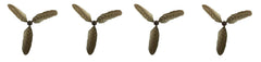 GoCat Da Purr-Peller refill feather propeller spins to engage hunting instincts during play.