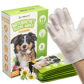 GoEcoVita Pet Glove Wipes Pack are ready for quick, rinse-free cleanups on the go.