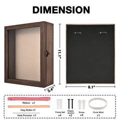 Gognlvn pet memorial shadow box dimensions fits a 4x6 photo and small keepsakes
