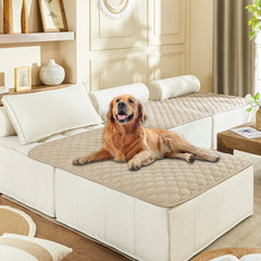 Gogobunny dog bed cover double-sided waterproof protection for 40x50 surfaces, ideal on couches.