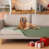 gogobunny dog bed cover front view with double-sided waterproof protection for furniture.