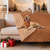 Gogobunny dog bed cover waterproof outer layer protects furniture from spills.