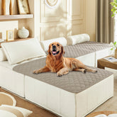 Gogobunny dog blanket with waterproof double layer for mess-free lounging.