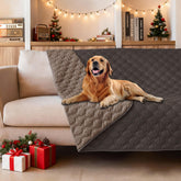 Gogobunny dog blanket waterproof layer protects furniture from spills
