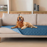 Gogobunny double waterproof blanket outer layer shields furniture from spills and pet messes.