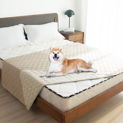 gogobunny indoor-outdoor blanket folded for travel and picnics.