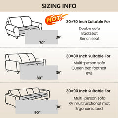 gogobunny reversible plaid-vs-solid design offers flexible style for any room.