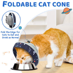 GoGoPaw cat cone collar adjustable buckle for a secure, comfortable fit